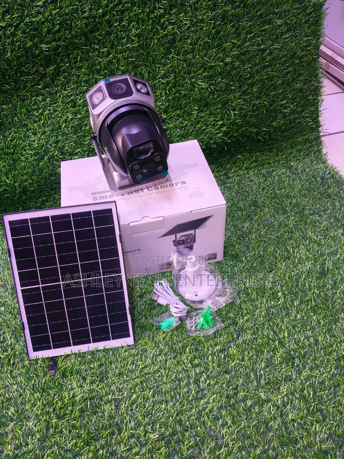 Solar Dual Lens PTZ CCTV Camera – V380 Pro Smart Security