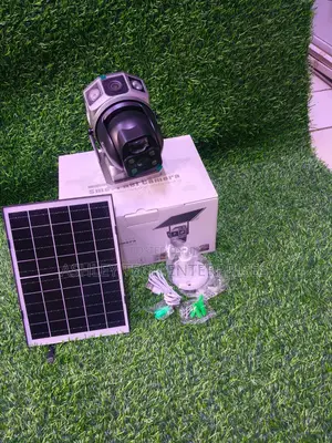 Solar Dual Lens PTZ CCTV Camera – V380 Pro Smart Security