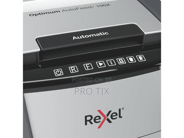Rexel Optimum Autofeed 100x Shredder P4 100 Sheets Auto