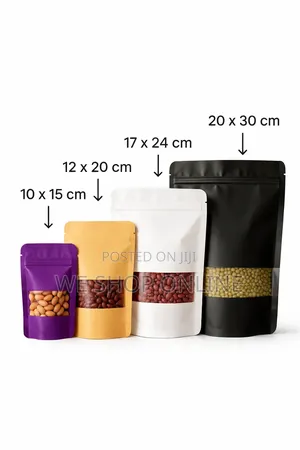 15*22cm , 50pcs Coloured Kraft Pouch Bags