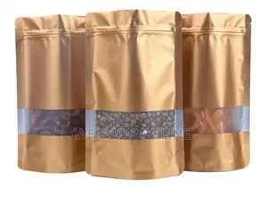 15*22cm , 50pcs Coloured Kraft Pouch Bags