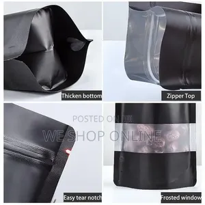 20*30cm, 50pcs Coloured Kraft Pouch Bags
