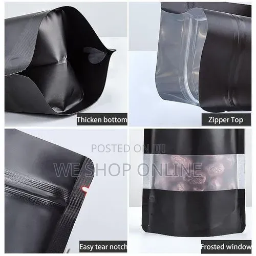 20*30cm, 50pcs Coloured Kraft Pouch Bags