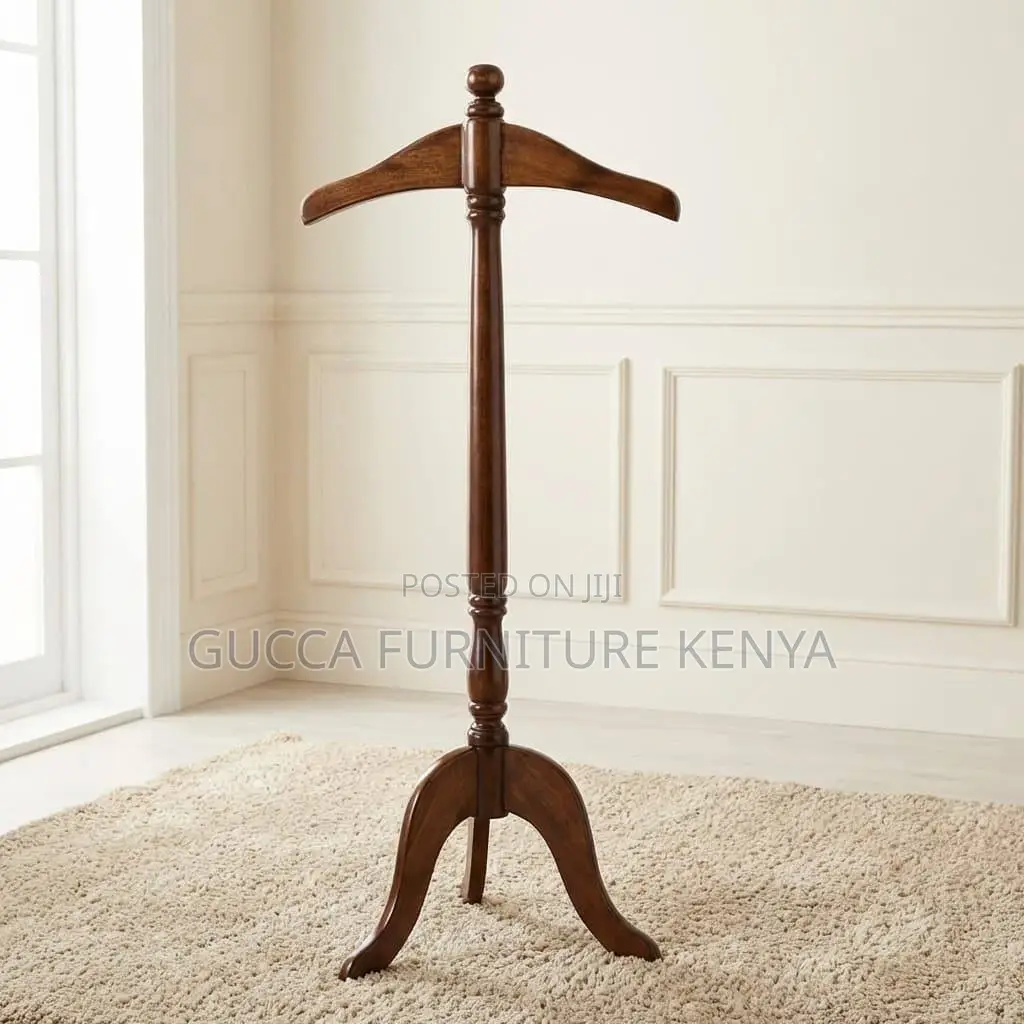 Executive Mahogany Director's Coat Stand