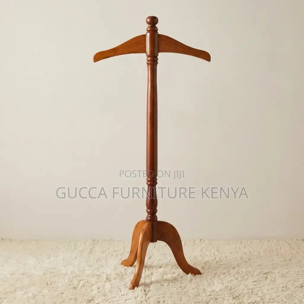 Executive Mahogany Director's Coat Stand