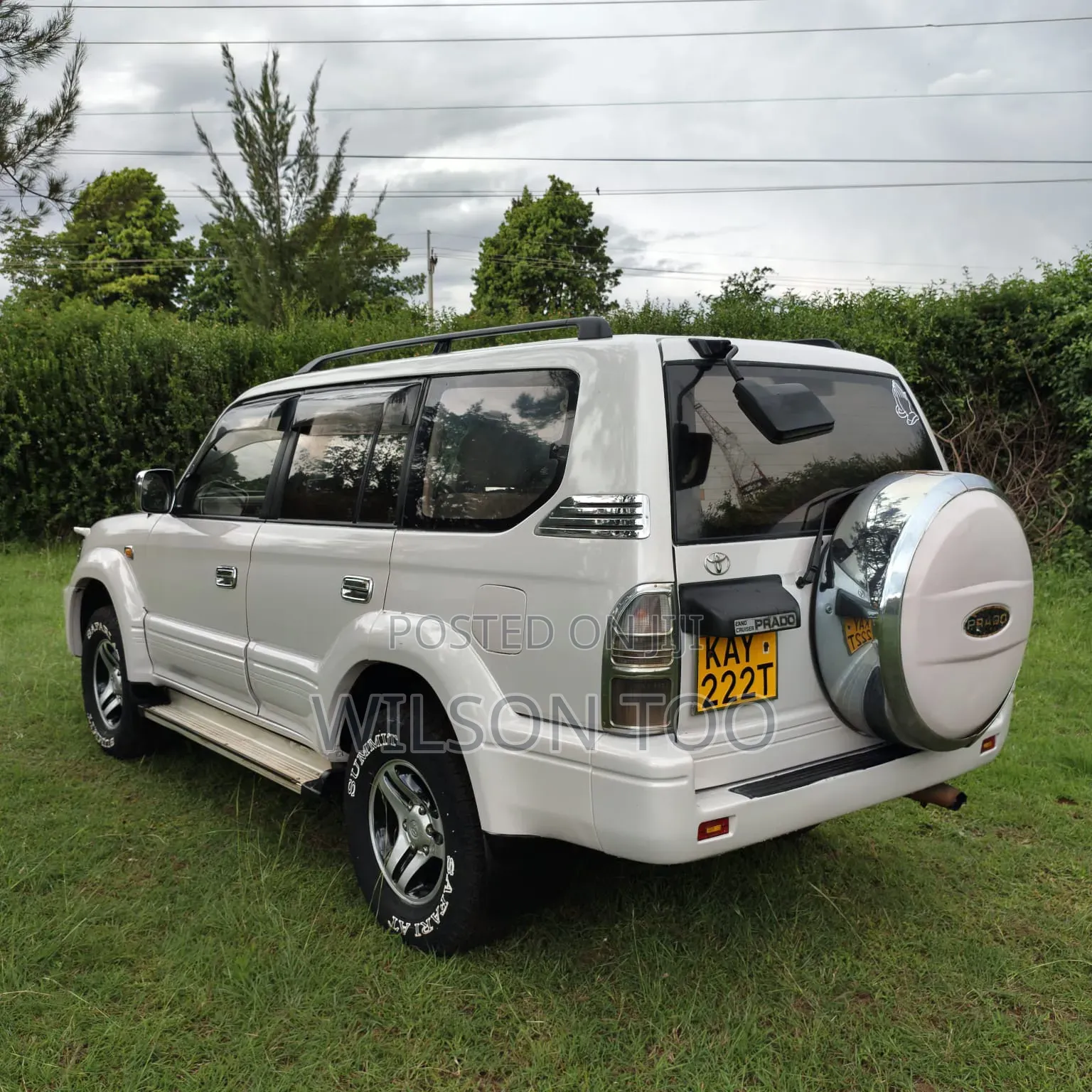 Toyota Land Cruiser Prado 2001 White