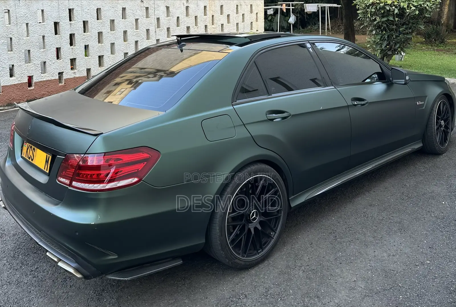 Mercedes-Benz E63 2014 Green