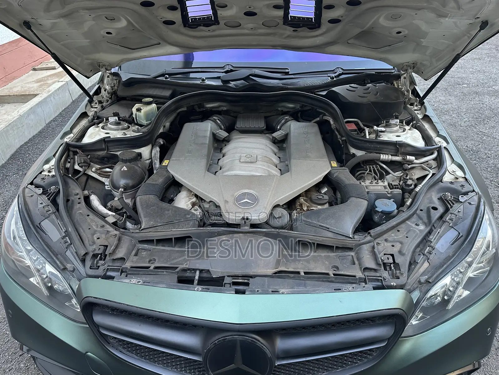Mercedes-Benz E63 2014 Green