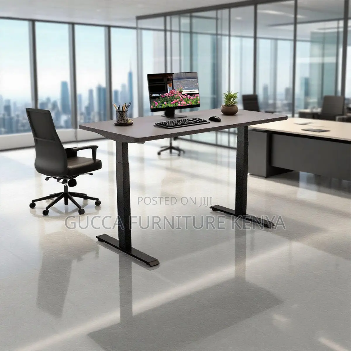 Ergonomic Electric Si Stand Gaming Desk-120cm