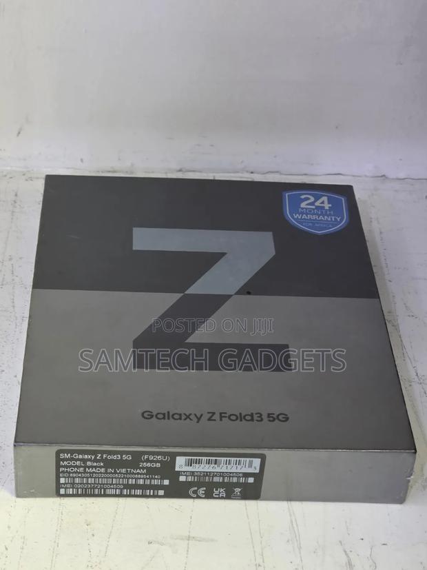 New Samsung Galaxy Z Fold3 5G 256 GB Blue