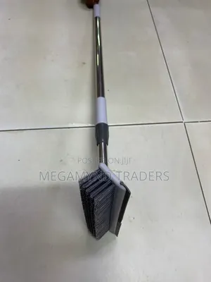 Floor Scrub Brush With Squeezer /Window Cleaner