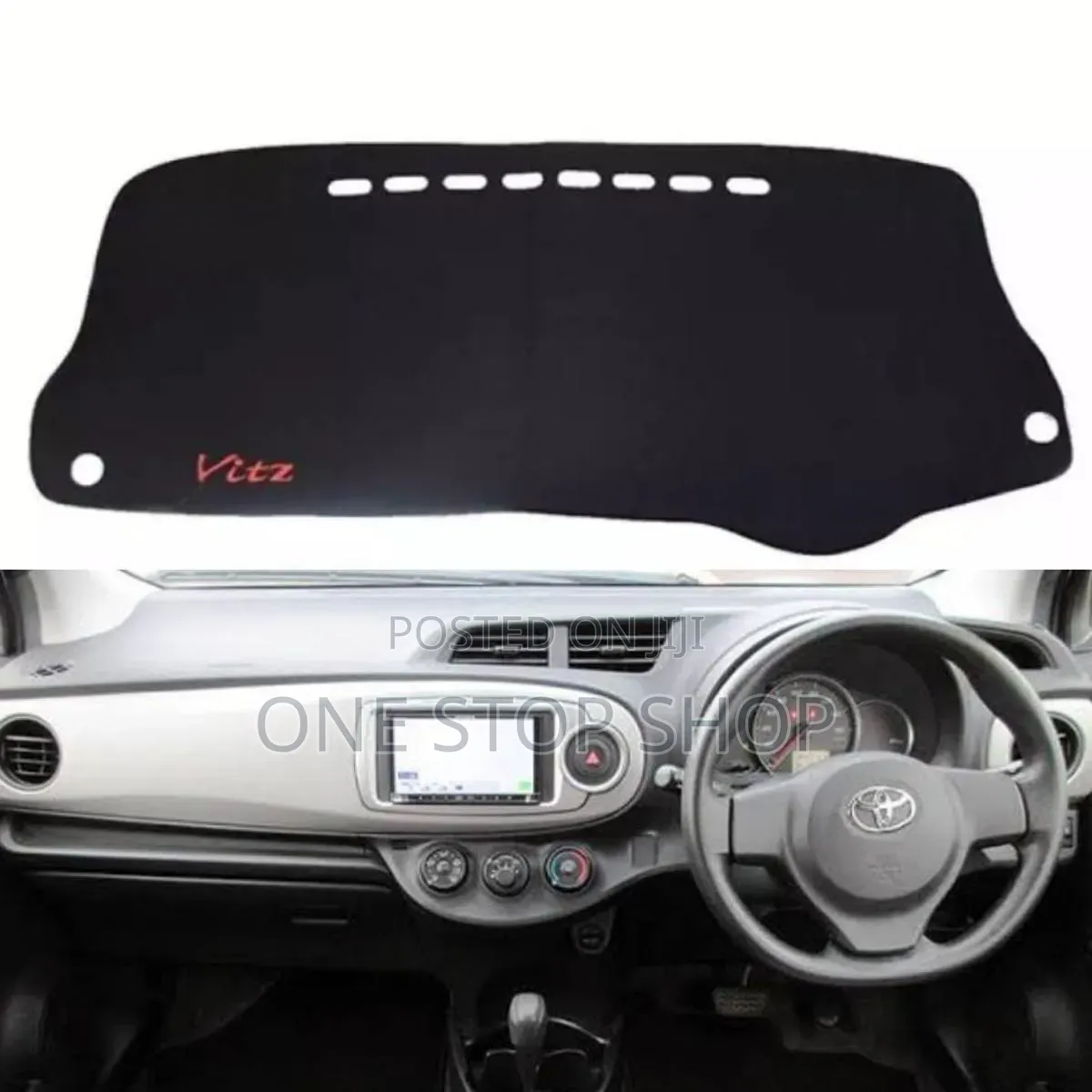Toyota Vitz Different Models Polyester Dashboard Carpet Cover
