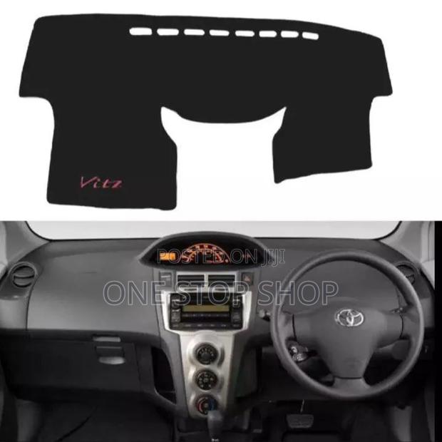Toyota Vitz Branded Durable Fabric Dashboard Mat Uv Rays Protector