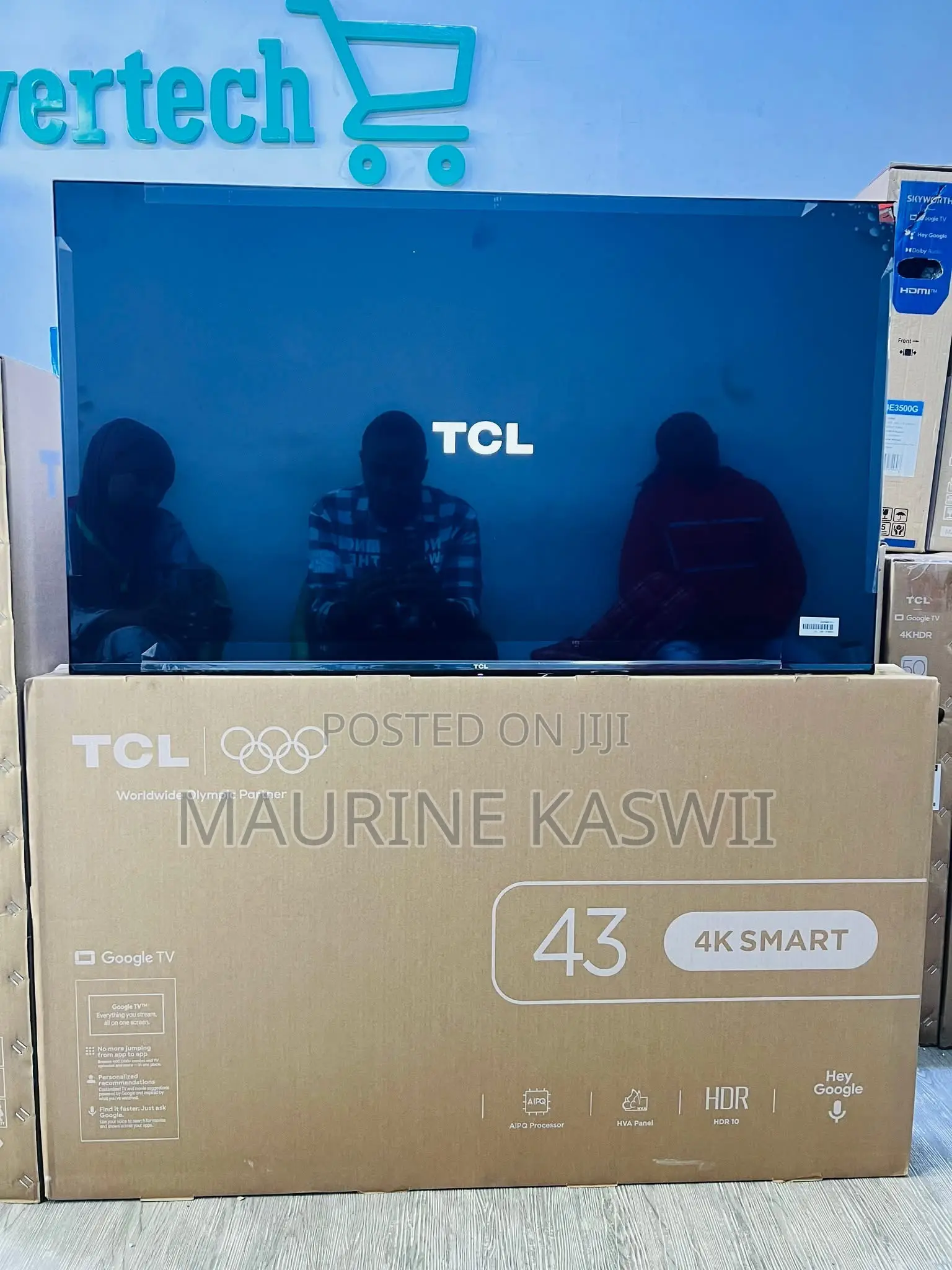 TCL 43” V6d HDR Google Smart With Google Assistance