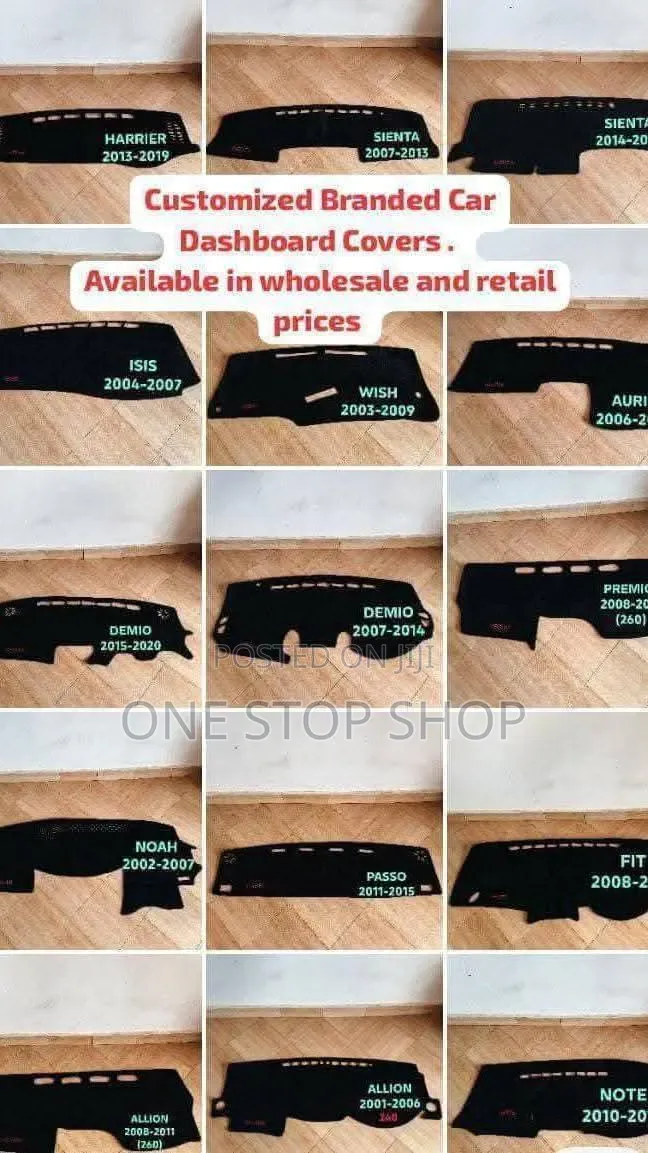 Different Car Models Custom Fit Dashboard Cover Mat in Different Price