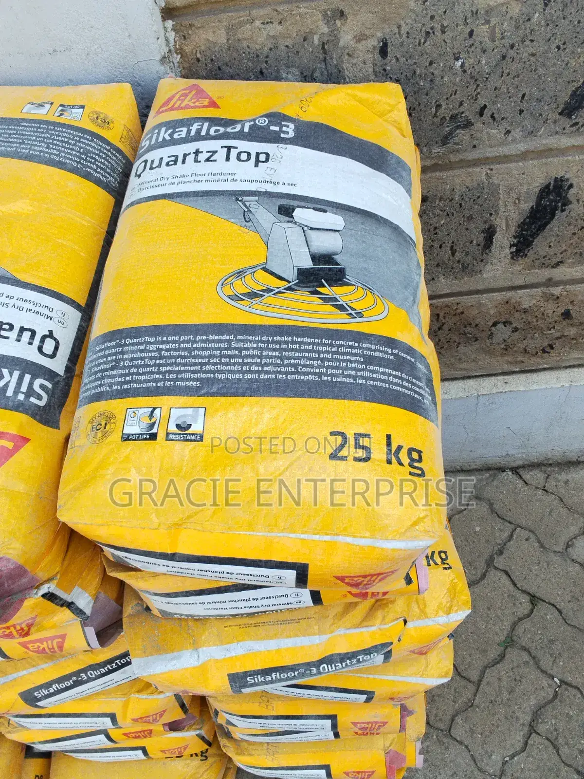 Sika Floor Hardener Cement/ Sika Quartz Top3