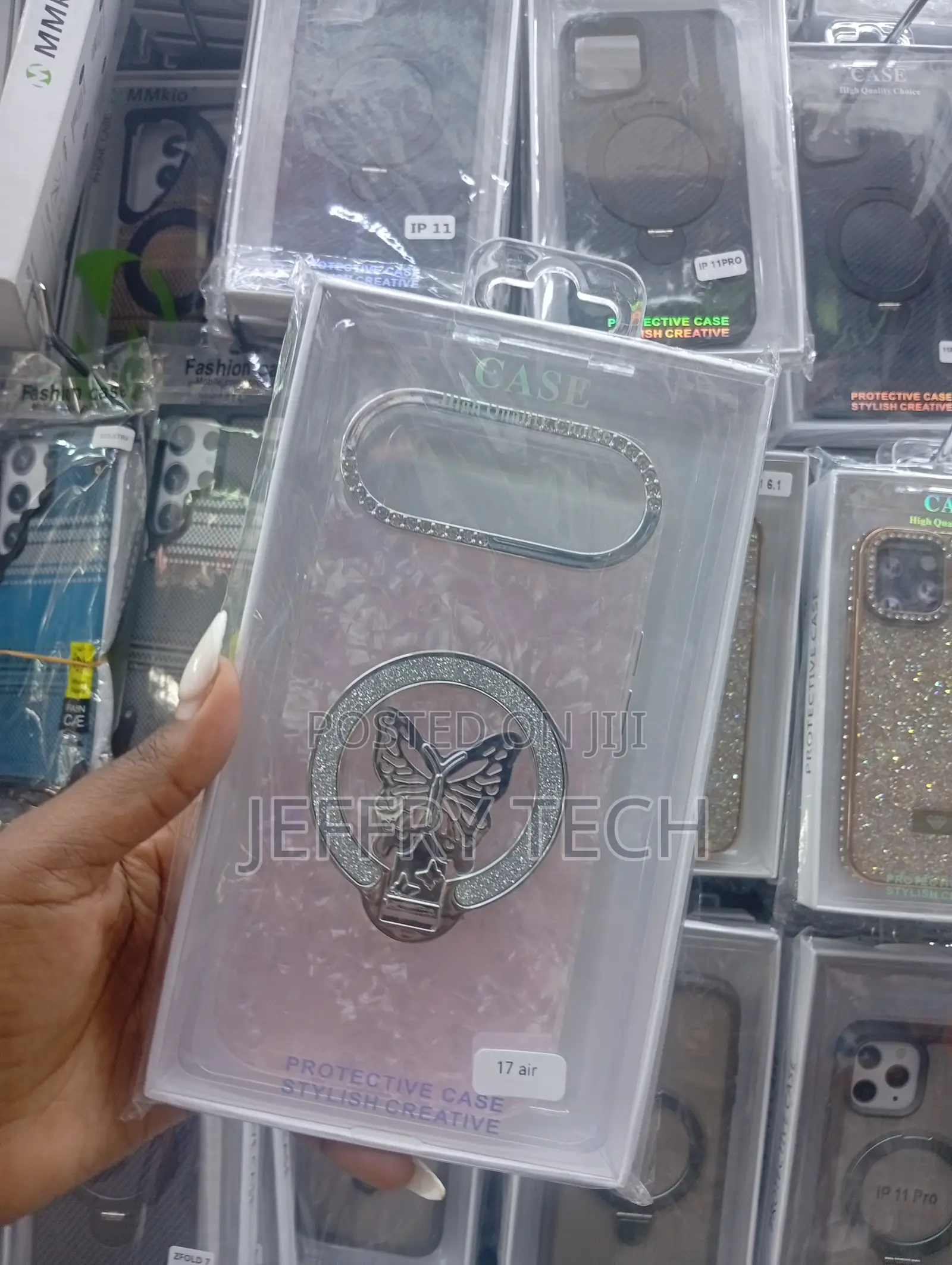 Luxury Glitter Cute Butterfly Plating Soft Tpu iPhone 17 Air