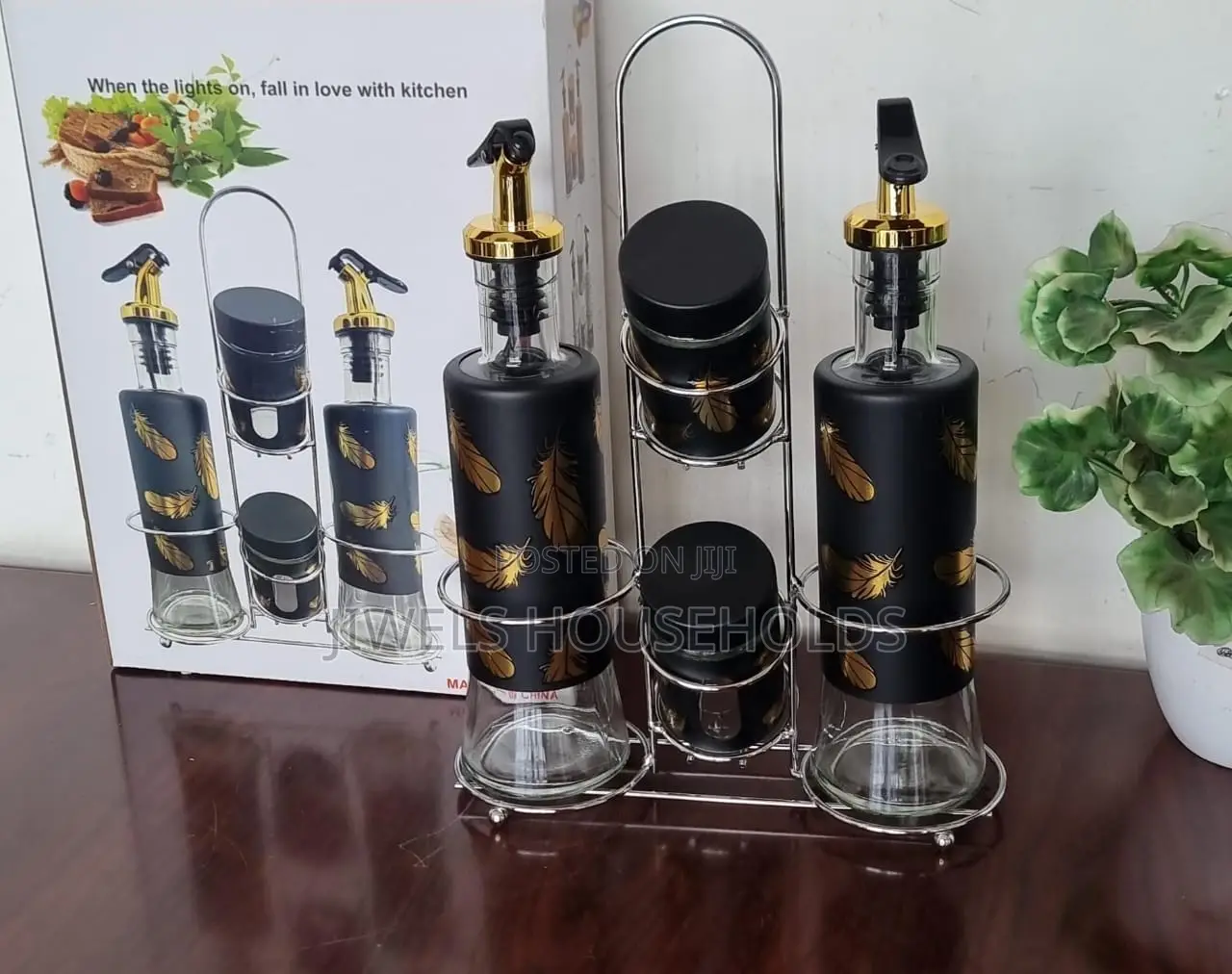 20cm Enamel Bow5in1 Seasoning Set