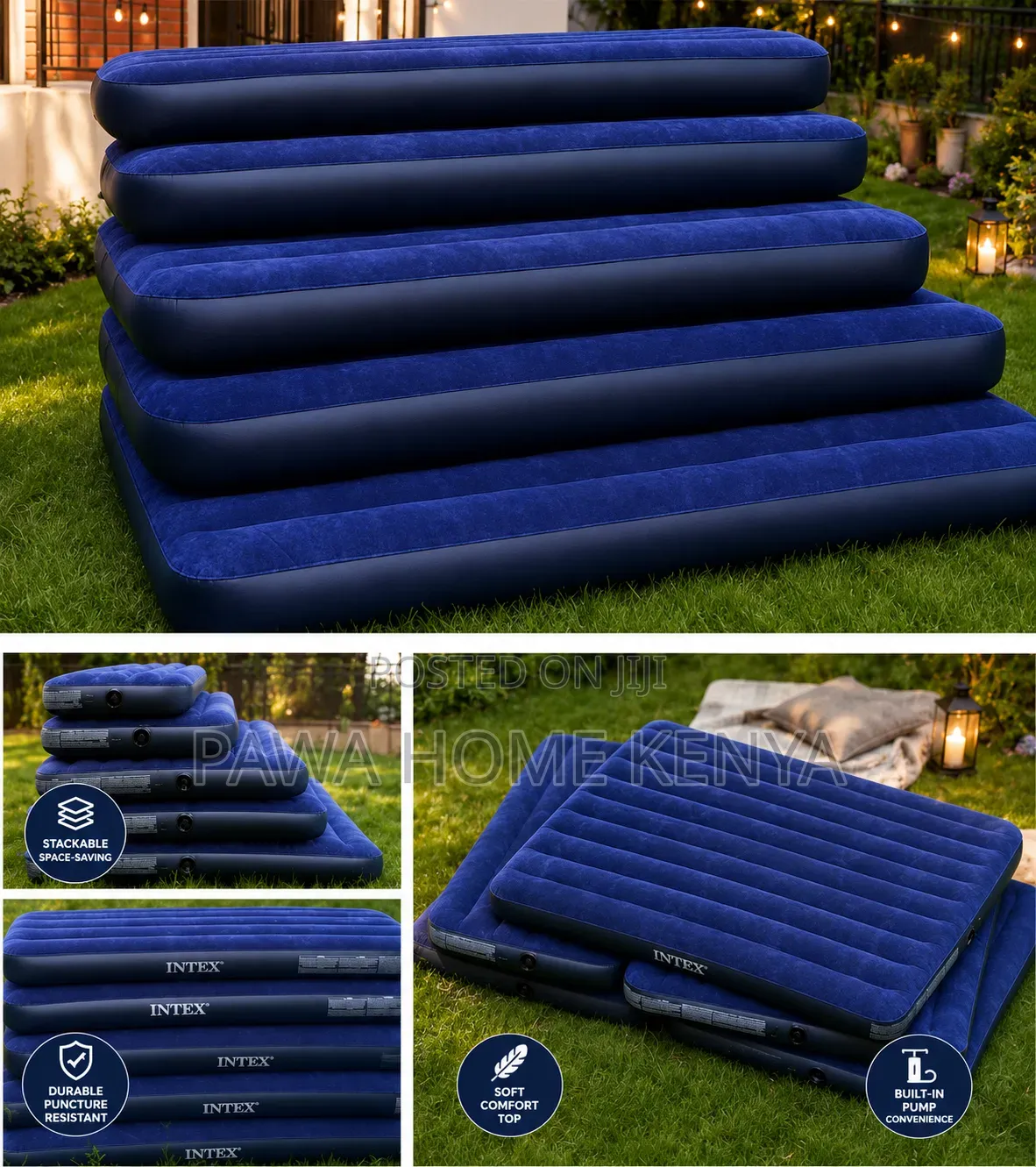 Inflatable Mattress + Electric Pump