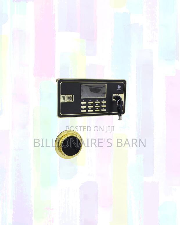Fireproof Biometric Steel Safe 60 Kg Dual Alarm Plus Backup Key