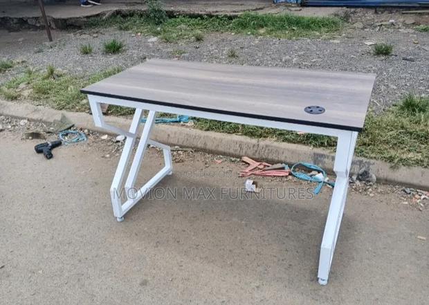 Metallic Stand Double  Frame Office Table