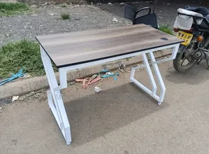 Metallic Stand Double  Frame Office Table