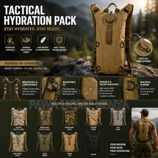 2 in 1 Hydration Bottle 3l With Water Bladder - thumbnail 2