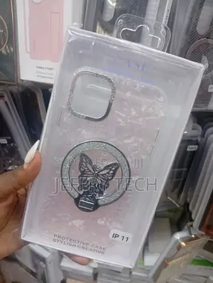 Phone 11 Mirror Butterfly Holder Glitterr Magsafe Phone