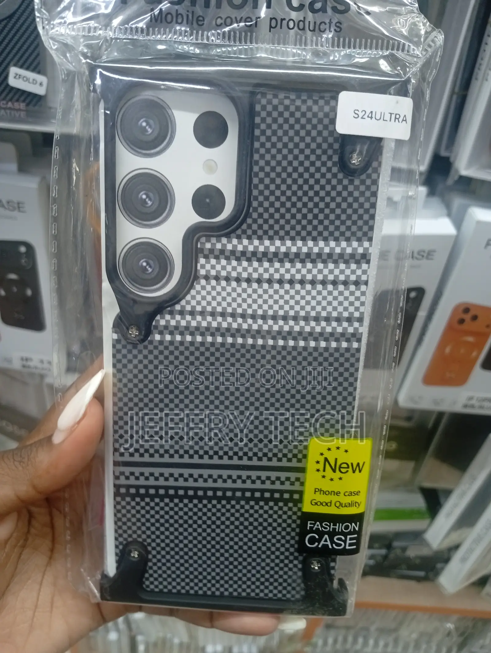 Galaxy S24 Ultra Carbon Fiber Texture Design Hard Pc Magsafe .