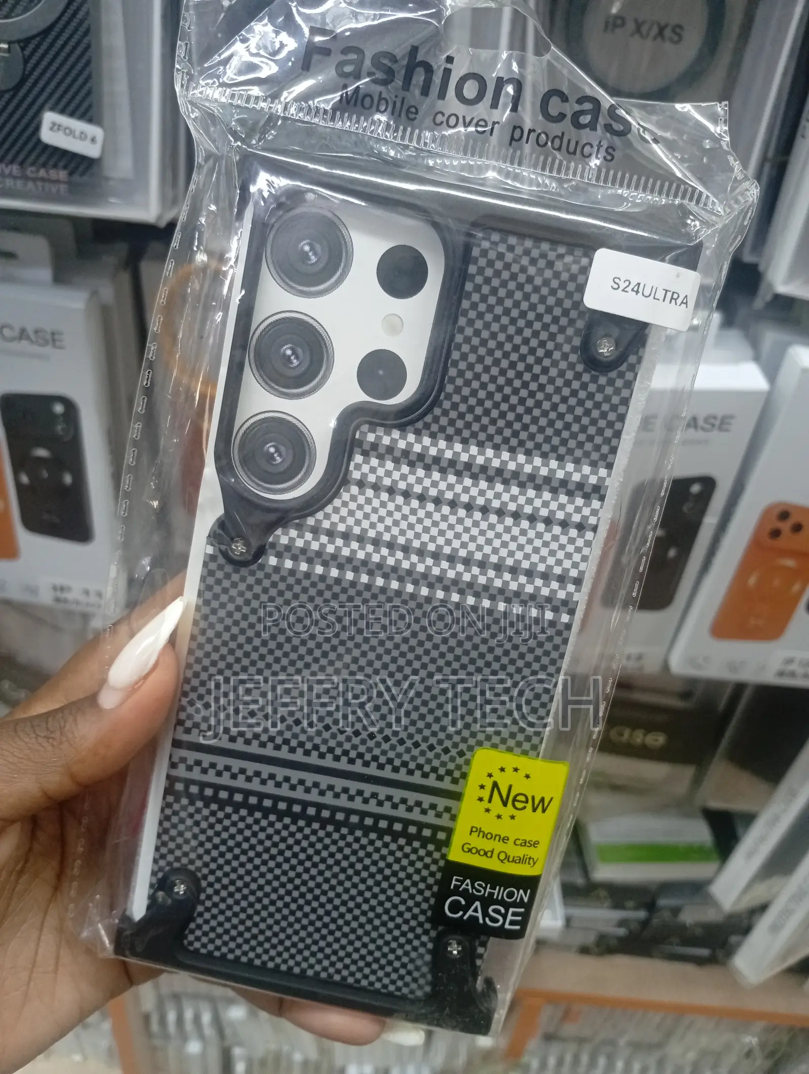 Galaxy S24 Ultra Carbon Fiber Texture Design Hard Pc Magsafe .