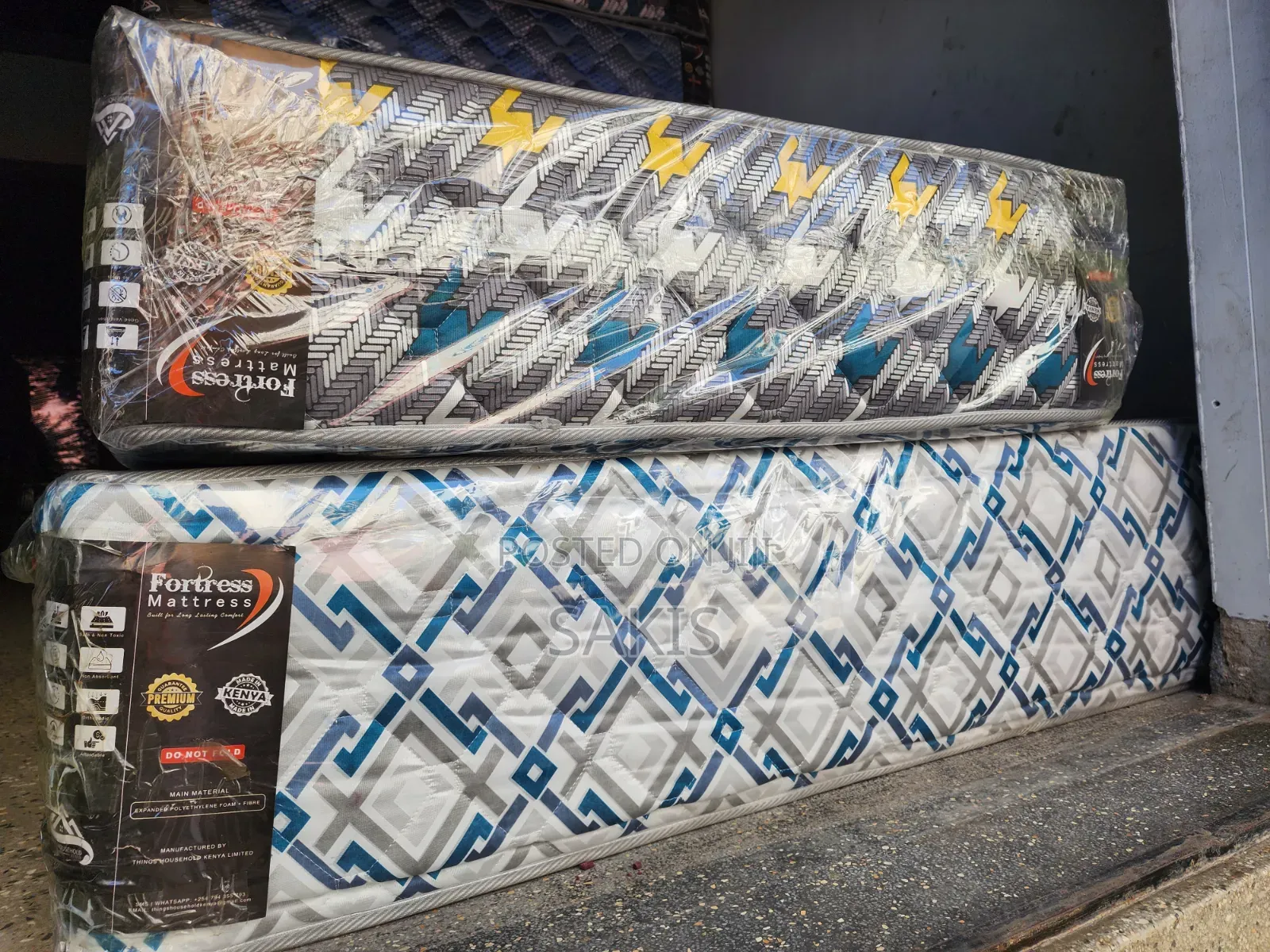 Fortress! 12inch 6 X 6 High Density Quilted Mattresses. Free Delivery