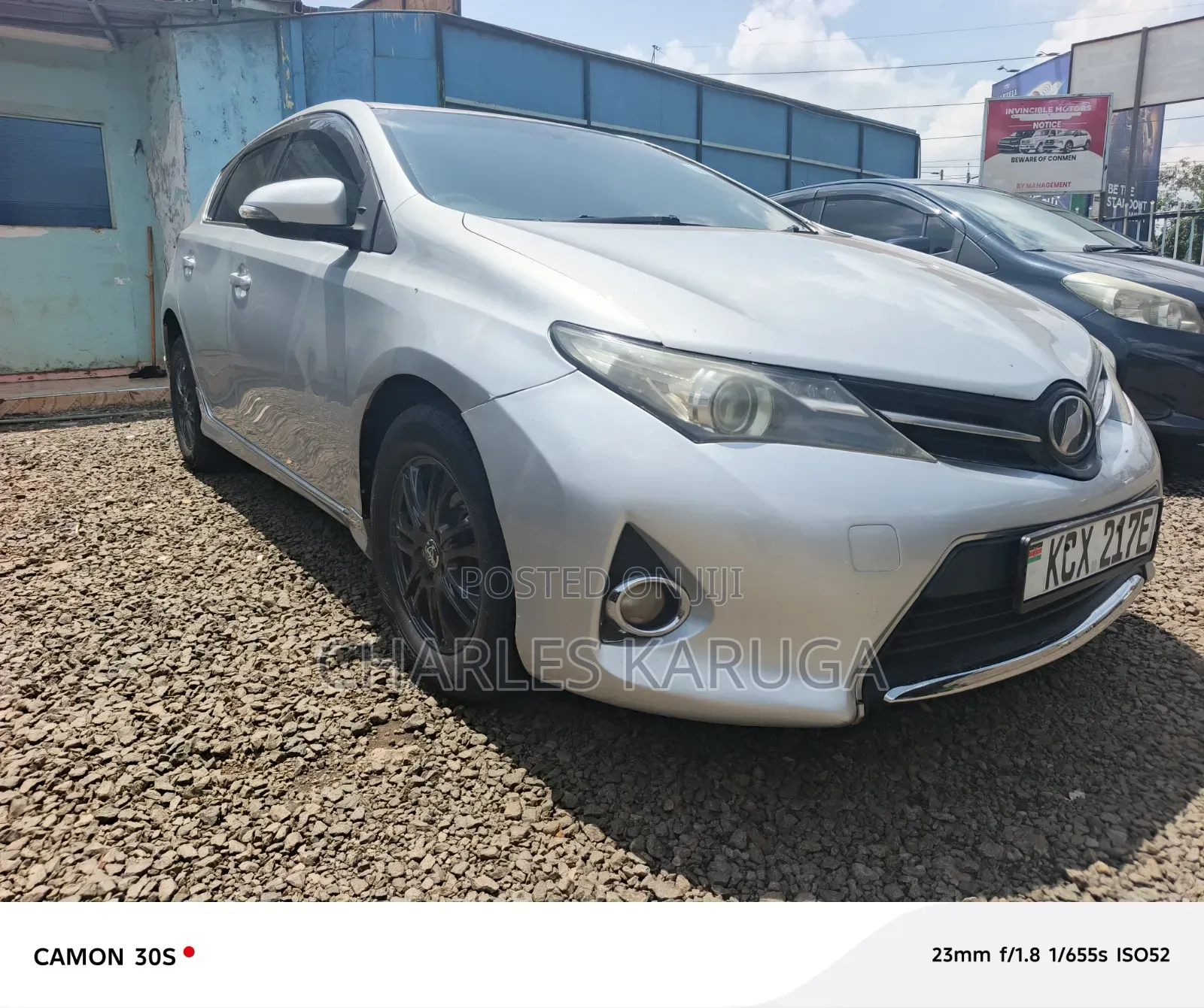 Toyota Auris 2012 Silver