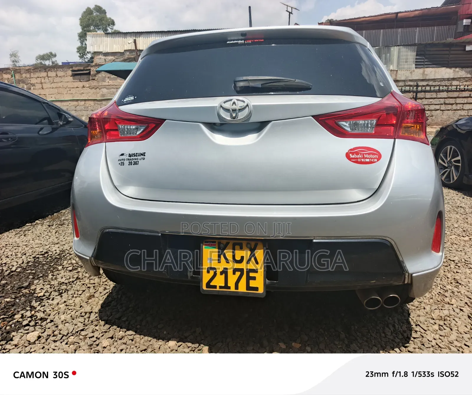 Toyota Auris 2012 Silver