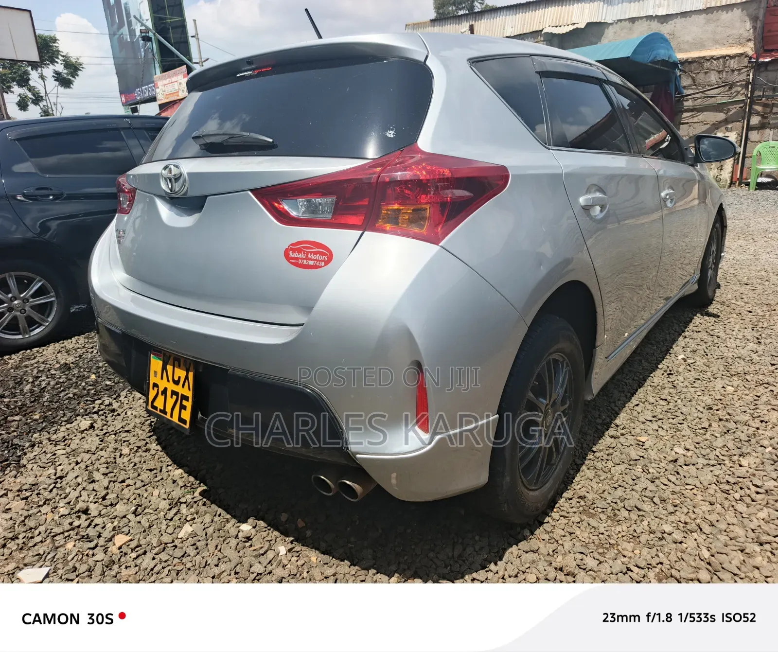 Toyota Auris 2012 Silver