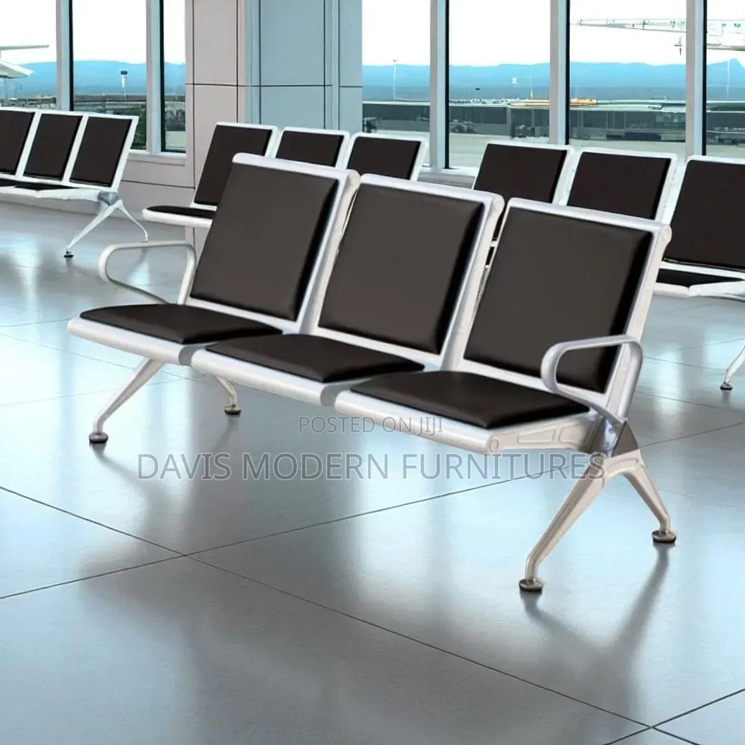 3-Seater Airport Waiting Bench