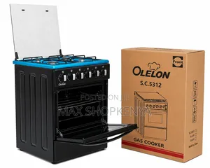 Standing Cooker 3 Gas 1 Hotplate + Electric Oven
