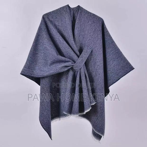 Wrap Me Up Belted Shawl/Poncho - thumbnail 5