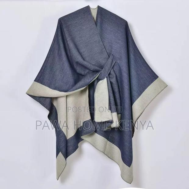 Wrap Me Up Belted Shawl/Poncho - thumbnail 7