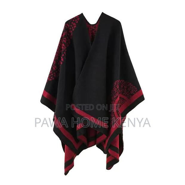 Wrap Me Up Belted Shawl/Poncho - thumbnail 2