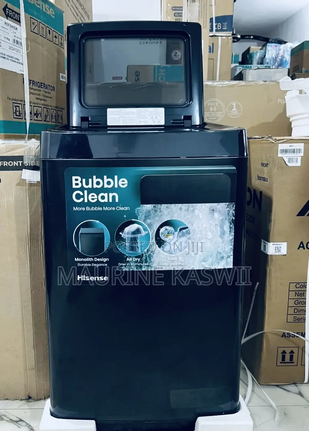 Hisense 9kg Top Load Single Tub