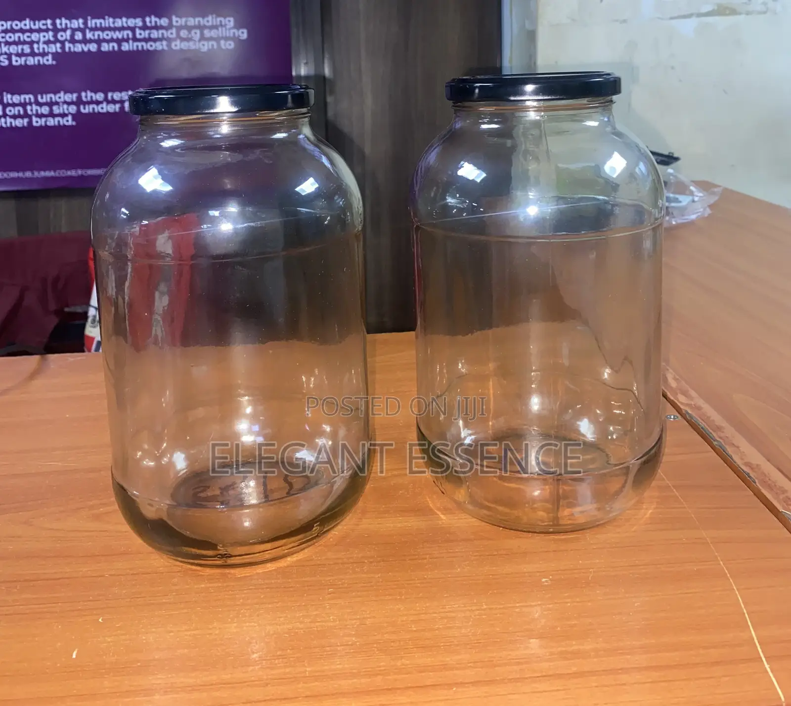 2pcs Glass Jar 2ltrs