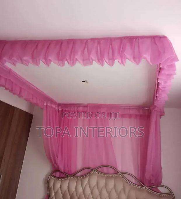 Pink Custom Made Mosquito Net Curtains for All Beds