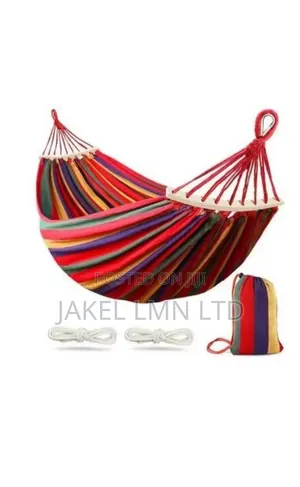 (200 X 100cm)Outdoor Camping Hiking Garden Hammock Hanging Bed Stripes