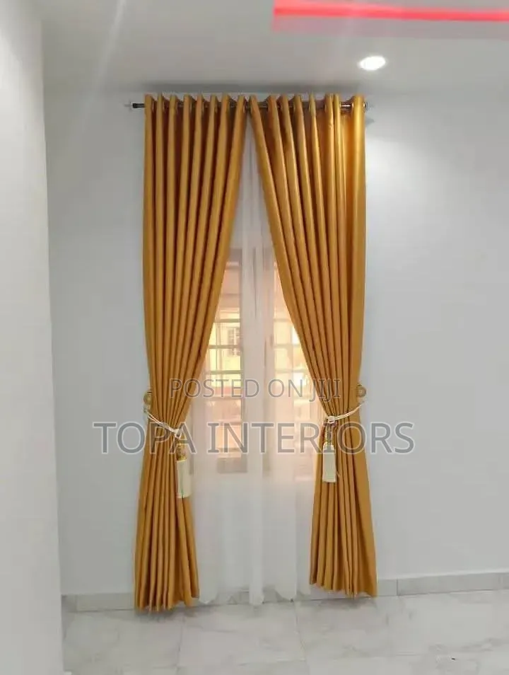 Mustard Yellow Curtains for All Rooms to Offer Privacy and Beauty