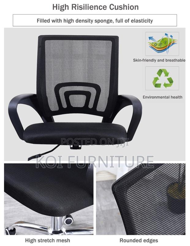 Office Chairs; Nebelle Mesh Office Fabric Chairs - thumbnail 8