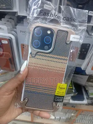 iPhone 16 Pro Max Cases Featuring a Checkered or Tribal Aramid Fiber