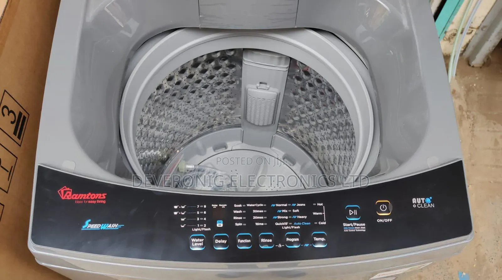 *Ramtons Washing Machine Fully Automatic 14kg Rw157 Top Load