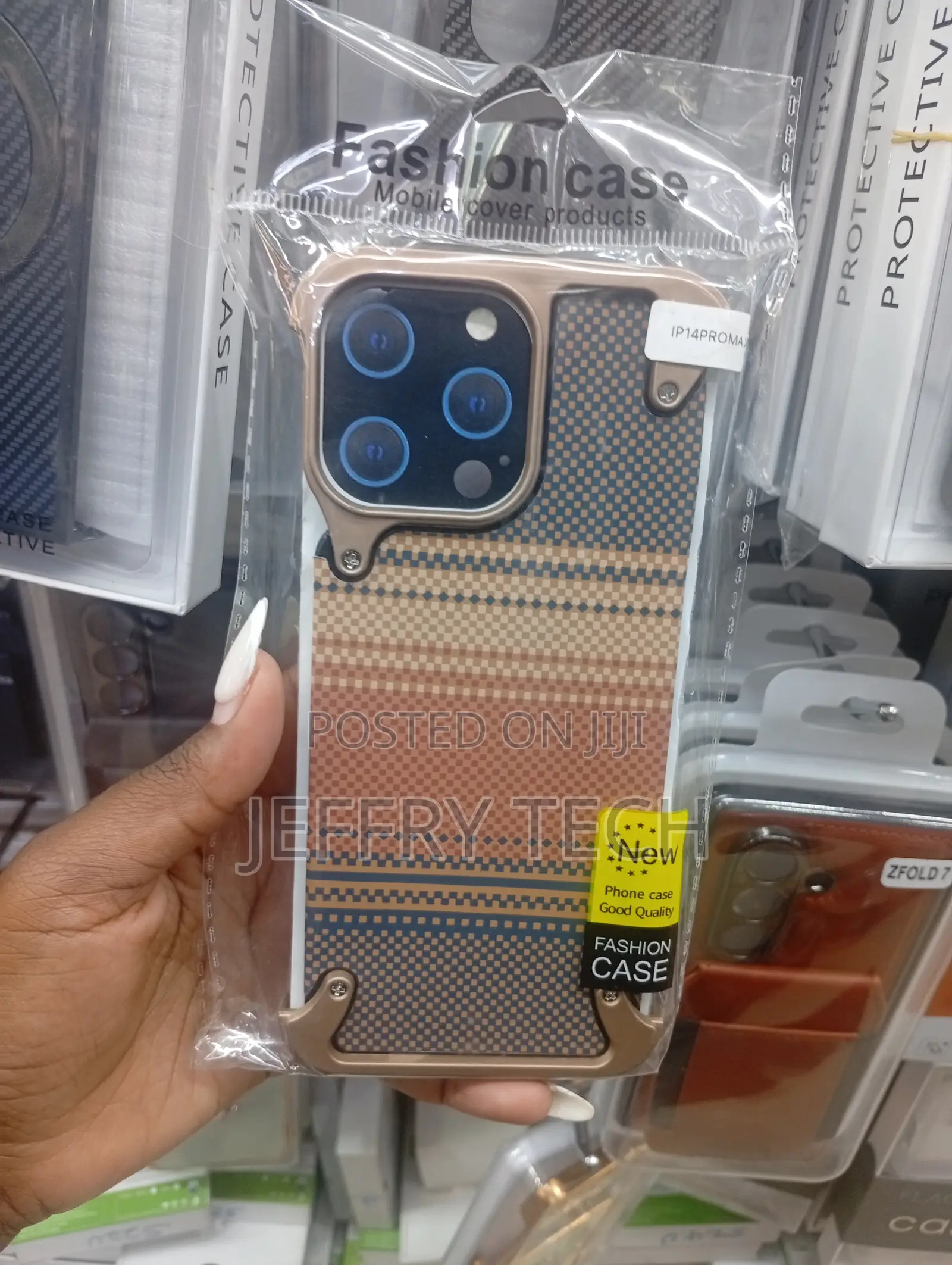 iPhone 14 Pro Max Aramid Fiber Metal Case With Rotating .