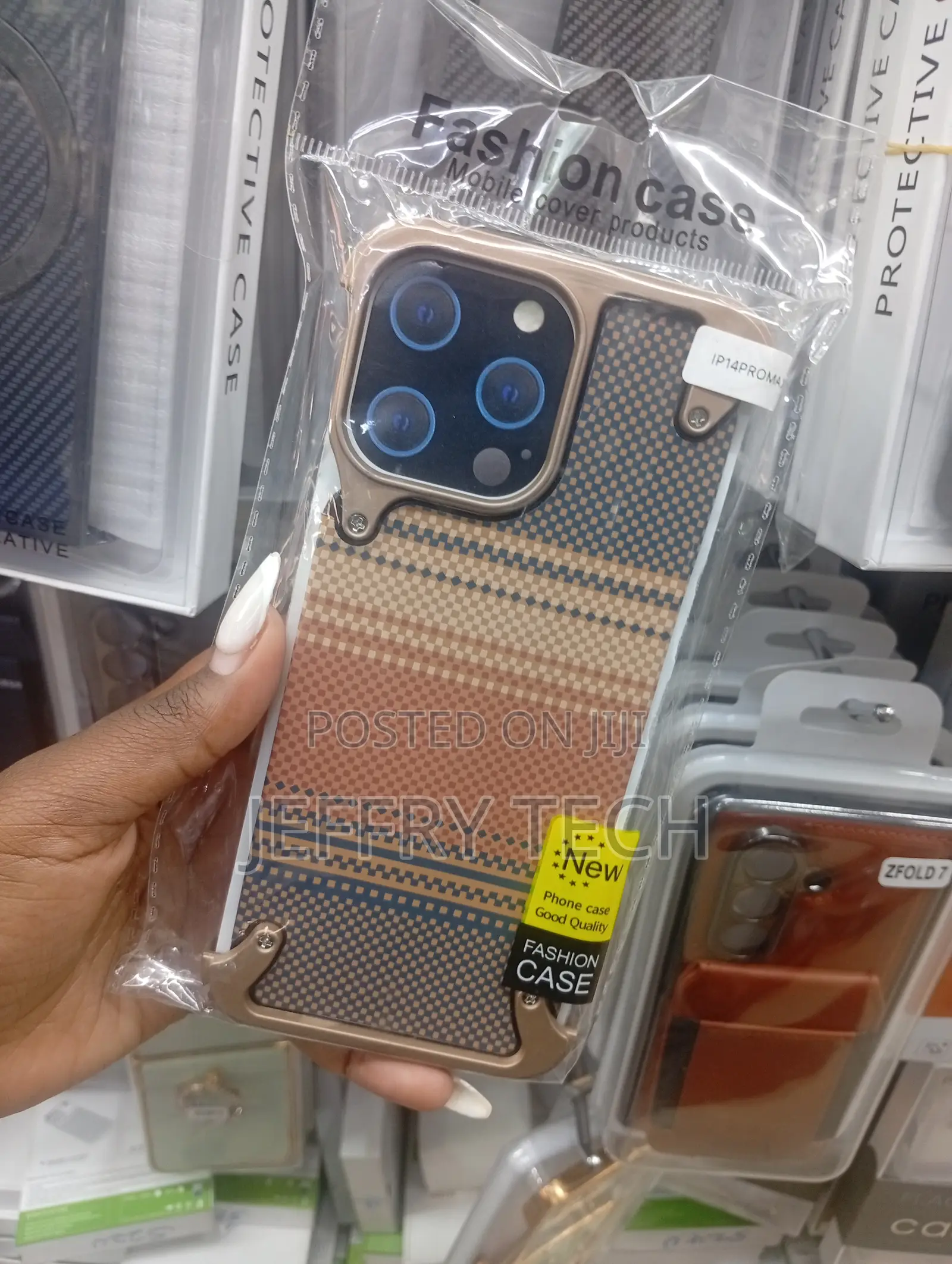iPhone 14 Pro Max Aramid Fiber Metal Case With Rotating .