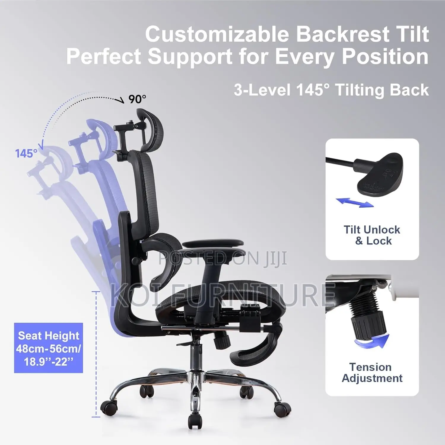 Office Chairs; Aerro Apex Orthopedic Ergonomic Office Chairs